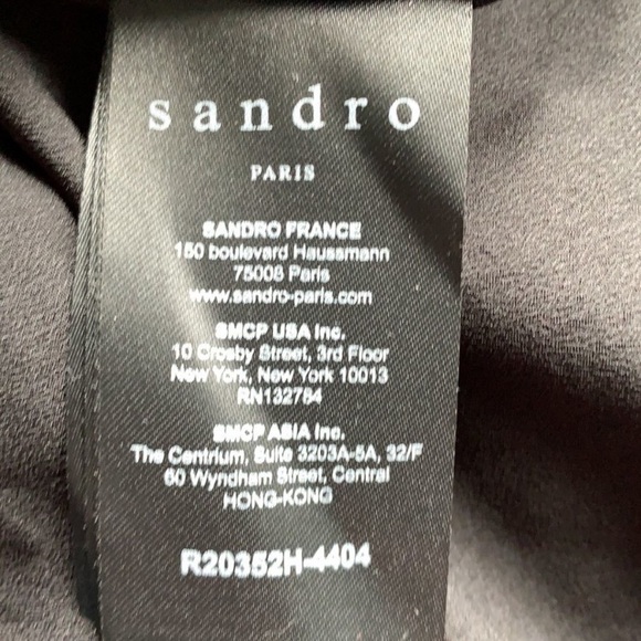 SANDRO BELLADONE LACE MINI DRESS SIZE 36 - Picture 12 of 13